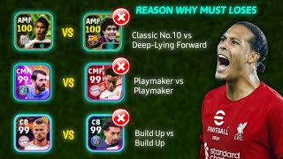 The 5 Reason why you always lose but you have a good team (Team building Guide) Efootball 2024