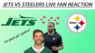 TIME FOR THE NEW JERSEY PACKERS TO SHINE | Jets Fan Live Reaction to Jets vs Steelers