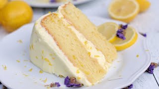 Homemade Lemon Cake Recipe / Lemon Cream Frosting 🍋