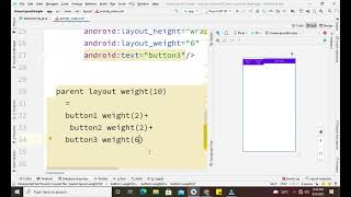 Linear layout weight