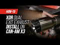 How to Install an XDR Dual Exit Exhaust on a 2017-2021 Can-Am Maverick X3