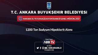 ASKİ 1200 TON SODYUM HİPOKLORİT ALIMI