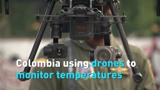 Columbia uses drones to detect high body temperatures