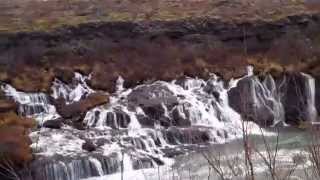 Hraunfossar Waterfall, Iceland