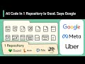 Why Google and Meta Put Billion Lines of Code In 1 Repository?