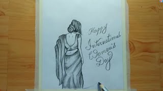 Happy International Womens Day Poster || Womens Day || womens day drawing  8 th March