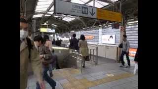 Shinbashi to Yurakucho - Yamanote Line 新橋駅-有楽町駅 - 山手線 (130326)