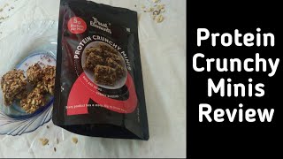 True elements Protein Crunchy Minis Review|Tasty and Healthy Snacks..