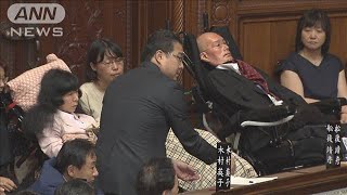 参院選後の臨時国会召集　れいわの2人らが初登院(19/08/01)