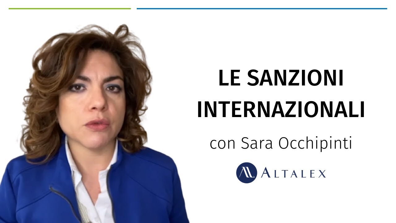 Diritto E Conflitto: Le Sanzioni Internazionali - YouTube