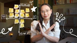 Đừng làm tất cả! Chọn đúng việc với mô hình khoa học Focus Map