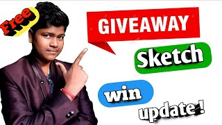 Free sketch giveaway ! Updates / special gift unboxin / #giveaway #unboxing #sketch