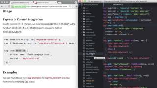 Server Side JavaScript - session 8 : session store - file