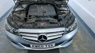 MERCEDES  BENZ E CLASS /WATER PUMP REPLACEMENT AND TRANSMISSION BELT