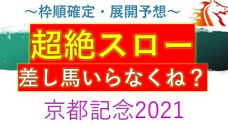 【京都記念2021】展開予想　超絶Sペースで差し馬いらなくね？　ステイフーリッシュ　ジナンボー　ダンビュライト　ワグネリアン　ラヴズオンリーユー　オークス馬vs　ダービー馬　京都記念　競馬予想