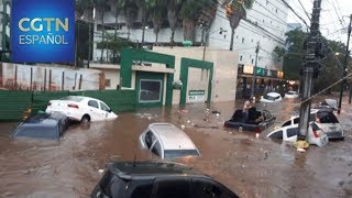 Cerca de 40.000 afectados abandonan hogares debido a precipitaciones en Asunción, Paraguay