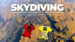 WINGSUIT SKYDIVING EXPERIENCE | with SKYTAUCHER \u0026 FRIENDS | Amazing experience | Music by GYOM