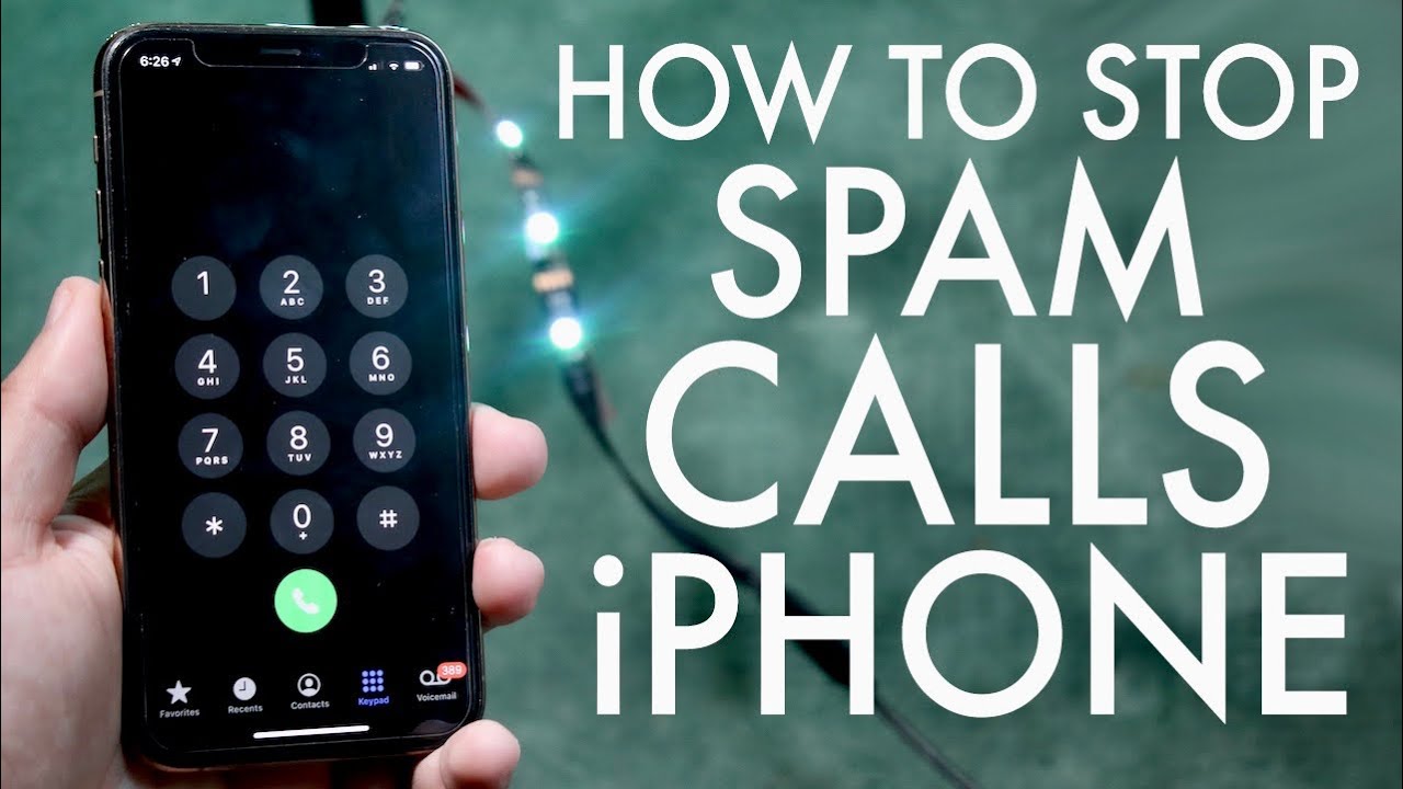 How To Stop Spam Calls On ANY IPhone! - YouTube