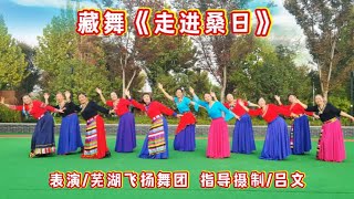 11人版藏舞《走进桑日》歌醉舞美！芜湖飞扬舞团表演