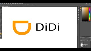 how re create DIDI logo in Adobe Photoshop