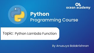 Python Lambda Function in tamil #python #lambdaexpression #lambda #functionsinpython #oceanacademy