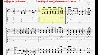 Nothing To Lose_Michael Leans To Rock_Free Tab