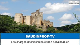 Les charges décaissables et non décaissables