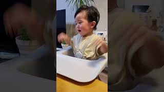 기분 최고조에 달한 유니! 땀까지 뻘뻘  #baby #shots #개구쟁이