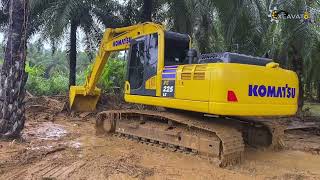 ขยะกองเบ้อเริ่ม คันนี้แรงเหลือๆ KOMATSU PC225LC