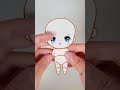 종이구관 asmr ㅣ노랑노랑~옐로우 코디하는 귀여운소리ㅣ 예뿍 종이인형♡ yeppug paper dolls♡yellow♡ 짧은동영상 shorts