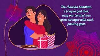 Online Customize Raksha Bandhan Wishes Video 2021 | Festival Digital Greetings Status | Selfanimate