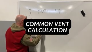Common Vent Calculation