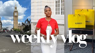 UNE SEMAINE DE DINGUE, LONDRES AVEC AMAZON, GROSSE SOIRÉE MDR, SHOPPING | WEEKLY VLOG