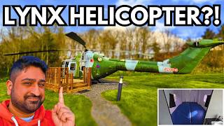 I Stayed In A LYNX HELICOPTER!! (I got harassed by kids...)