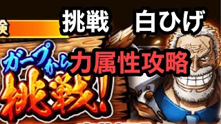 [トレクル]ガープからの挑戦 白ひげ  力属性攻略バレット×バレット 【説明概要欄に他属性攻略】