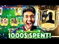 1000$ Worth 115,116 PRIME ICON EXCHANGE + HALL OF LEGENDS PACKS DECIDE MY FIFA MOBILE TEAM!