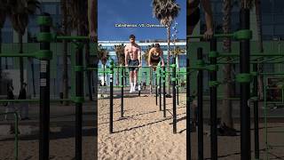 Two Different Muscle Up Styles #calisthenics #gymnasts