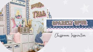 Sparkly Spur Classroom Decor Collection.  Let your inner disco cowgirl shine! #classroomtheme