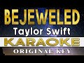 Bejeweled - Taylor Swift (KARAOKE VERSION)