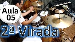 Virada de Bateria 2 - Virada iniciante - Virada em Semicolcheia