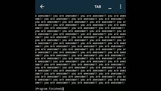 Print 100 Times One Line Code in Python