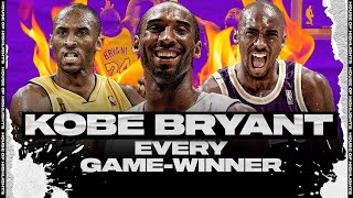 Kobe Bryant EVERY CAREER GAME-WINNING SHOTS!
