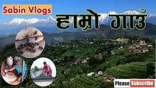 Dish Home Jadan | Gaule jiwan  | गाउको घर अनि गाउले जिबन हेर्नुहोस | Sabin Vlogs | Motovlog Nepal