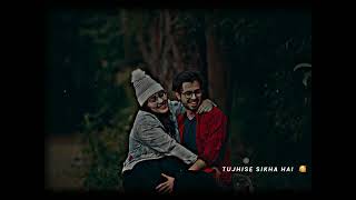 Chupke Se Aake Tune Dil Mein Basa Ke Tune  Lofi WhatsApp Status Cute Couple Status