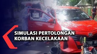 Simulasi Pertolongan Korban Kecelakaan dengan Protokol Kesehatan