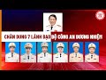 Chân dung 7 lãnh đạo Bộ Công an đương nhiệm | THƯ VIỆN PHÁP LUẬT