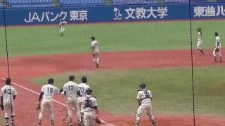 明治大学 シートノック（第65回全日本大学野球選手権記念大会_160608）