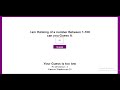 Number Guessing Game | Javascript Beginner project Tutorial