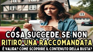 NOTIFICA ATTI GIUDIZIARI E POSTA RACCOMANDATA: cosa succede se non la ritiro in Posta? Mi conviene?