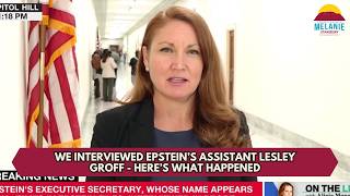 Rep. Stansbury: We interviewed Epstein’s assistant Lesley Groff - here’s what happened